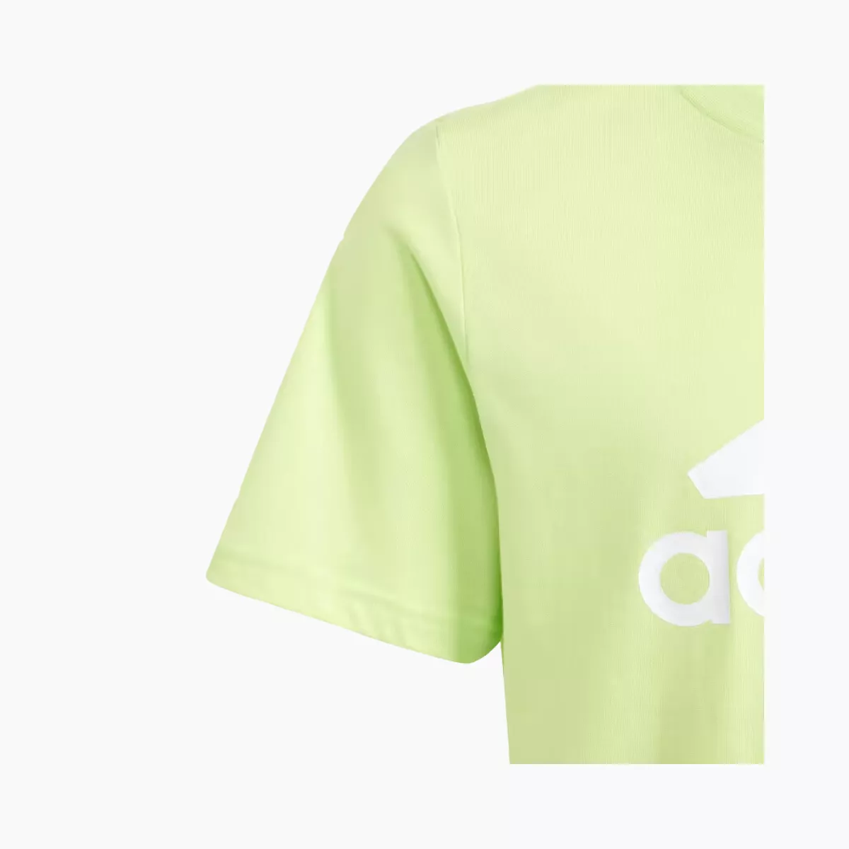 Adidas Essentials Big Logo Kids T-shirt  (7-16 Years) -Pulse Lime/White