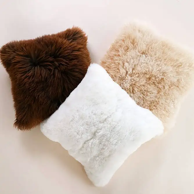 Alpaca Cushion Covers - Huacaya fleece