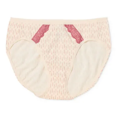 Ambrielle Organic Cotton High Cut Panty