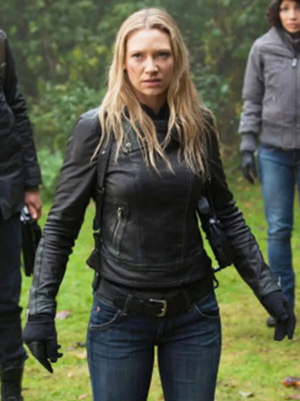 Anna Torv Fringe Olivia Dunham S5 Leather Jacket - Famous Jackets