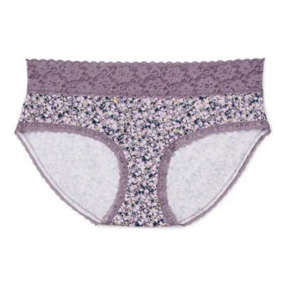 Arizona Body Organic Cotton with Lace Hipster Panty