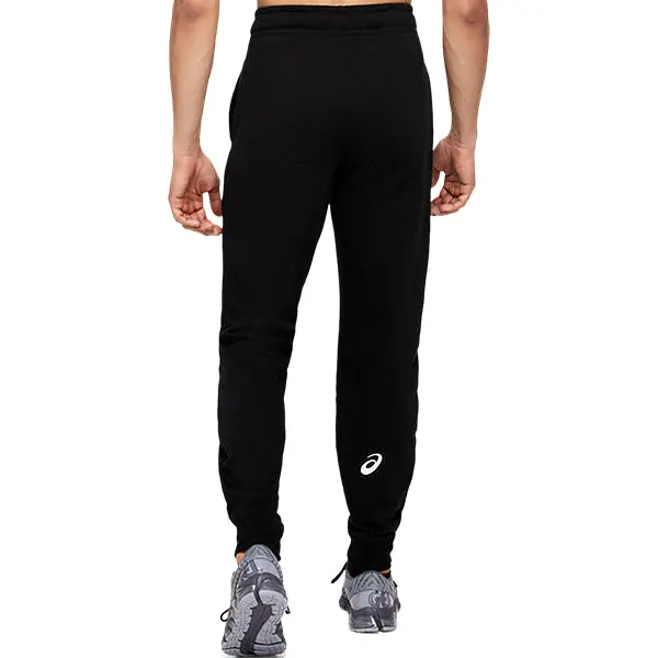 Asics Big Logo Sweat Pant Black White   