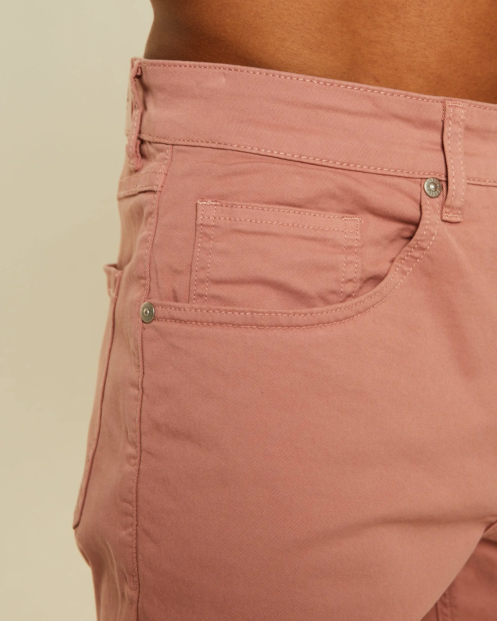 Beck 5 Pocket Short Plaster Pink