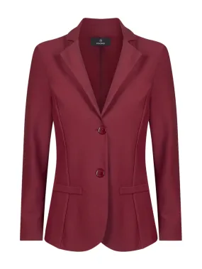 Blazer a 2 bottoni in tessuto Compact - Tibetan Red