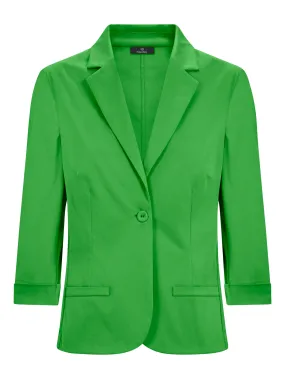 Blazer con manica 3/4 in Satin Power - Classic Green