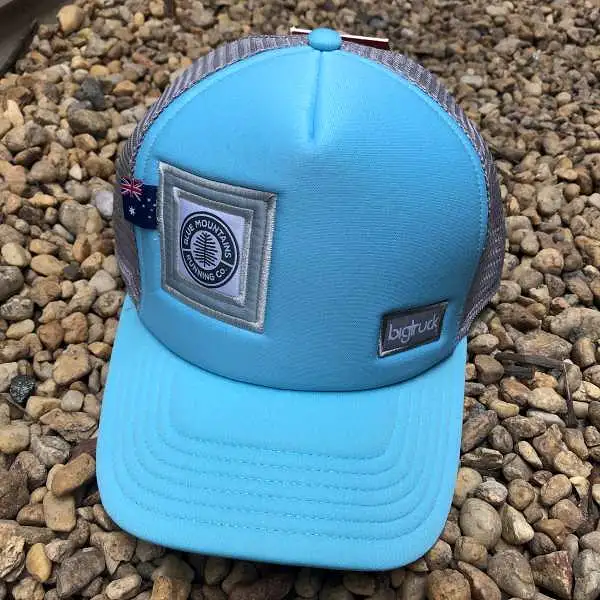 Blue Mountains Running Co Branded Big Truck Trucker Cap Original