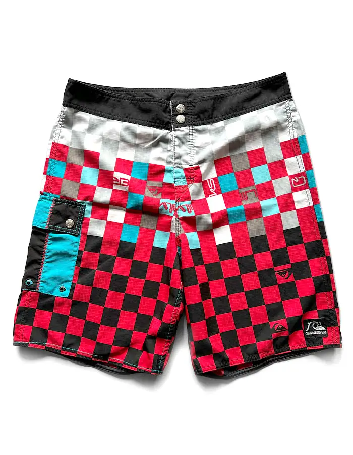 Boardshorts Checkerboard Red 35