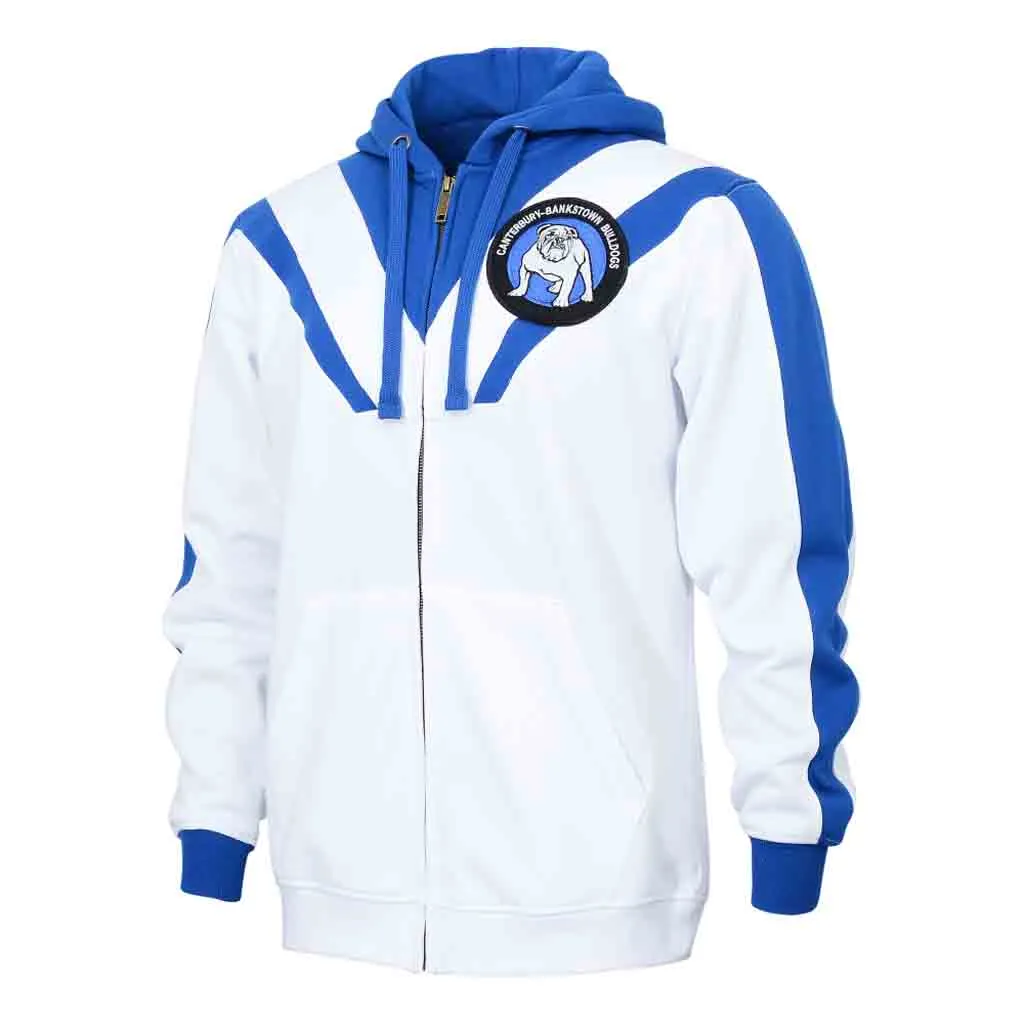 Canterbury Bulldogs Retro Zip Hoodie Adult