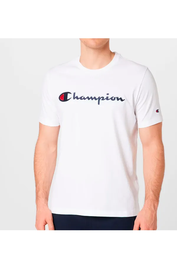 Champion Rochester Tee Big Logo White