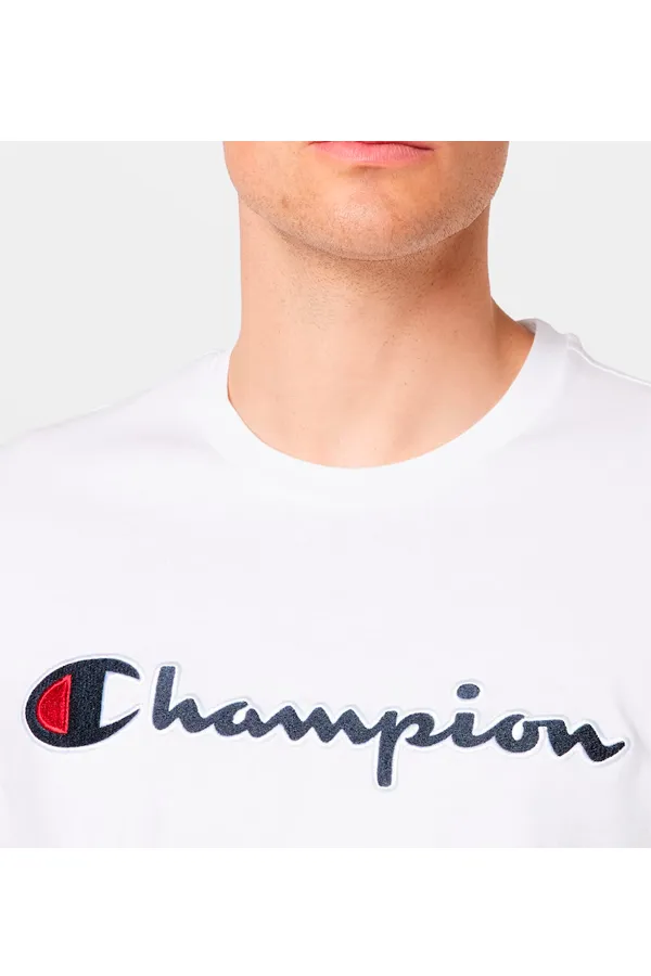 Champion Rochester Tee Big Logo White