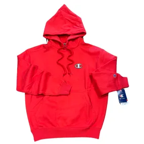 CHAMPION “SUPER FLEECE” MEDIUM C LOGO CONE HOODY- Men’s-SCARLET RED