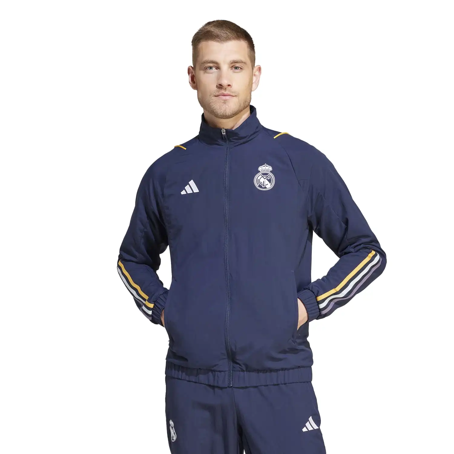 Chaqueta Chándal adidas Hombre Entrenamiento 23/24 Azul Marino