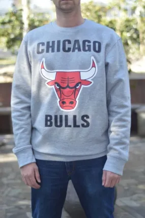 Chicago Bulls Crewneck Jumper for Men - Grey