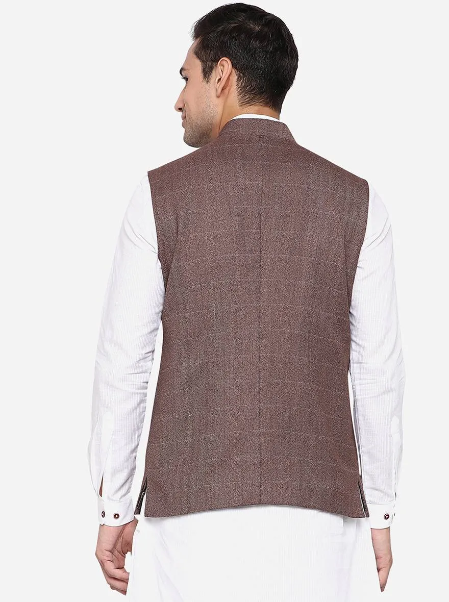 Coffee Brown Modi Jacket | JadeBlue