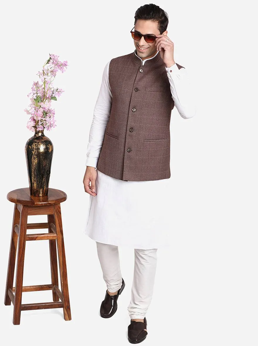 Coffee Brown Modi Jacket | JadeBlue