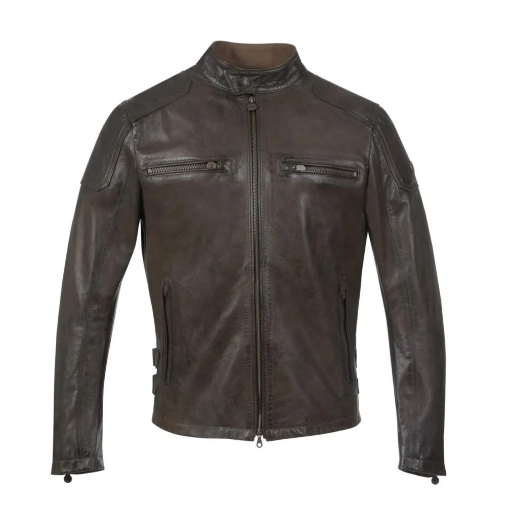 Custom made leather jacket