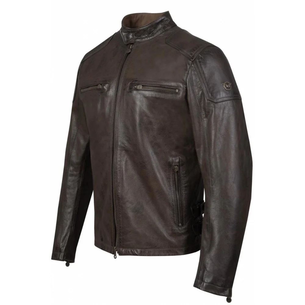 Custom made leather jacket