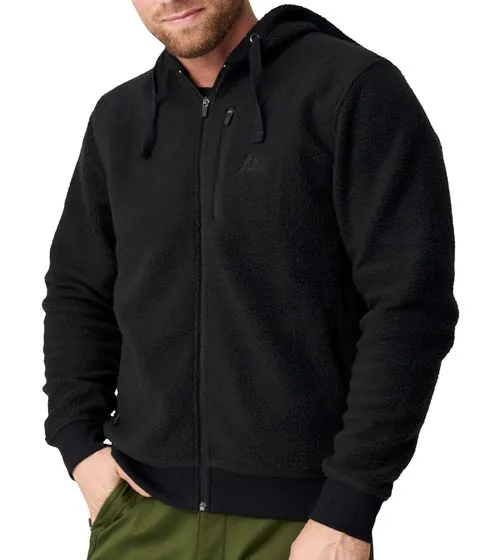 DANISH ENDURANCE Chaqueta de entretiempo para hombre, acogedora chaqueta polar con capucha, chaqueta sostenible con certificació