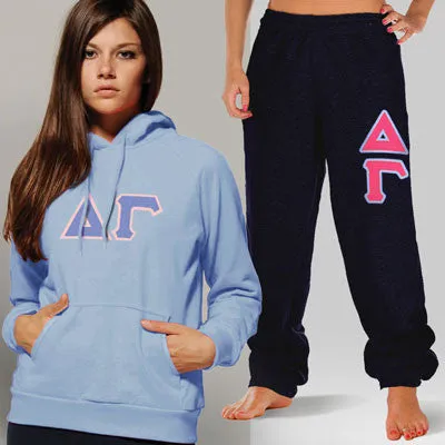 Delta Gamma Hoodie and Sweatpants, Package Deal - TWILL