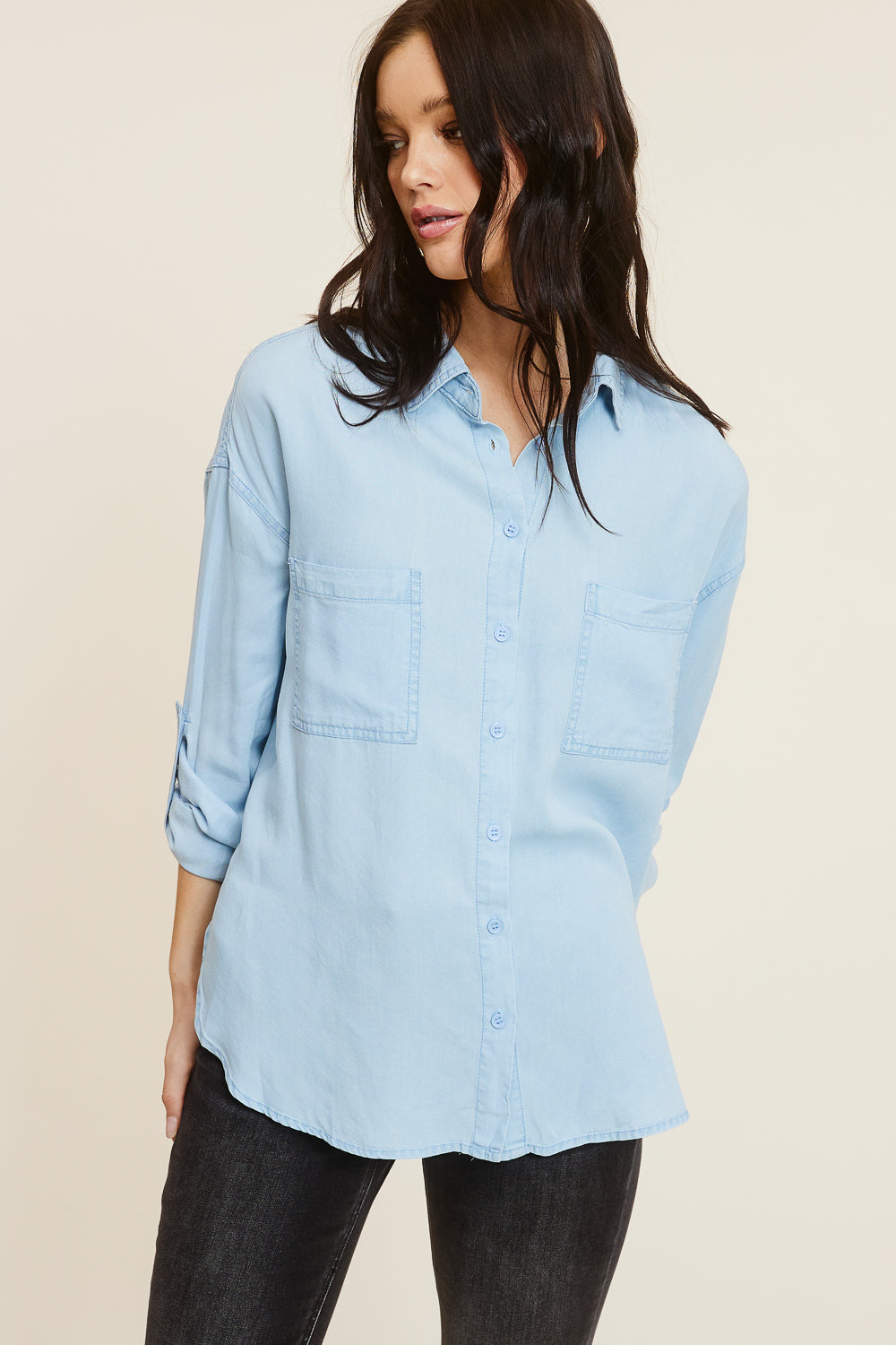 Denim Button Down