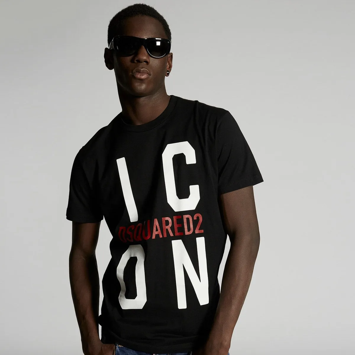 DSQUARED2 - Big Icon Logo T-Shirt in Black