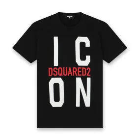 DSQUARED2 - Big Icon Logo T-Shirt in Black