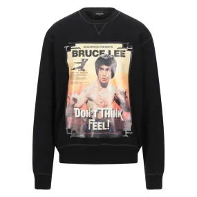 Dsquared2 Bruce Lee Don T Think Feel Black Sweater