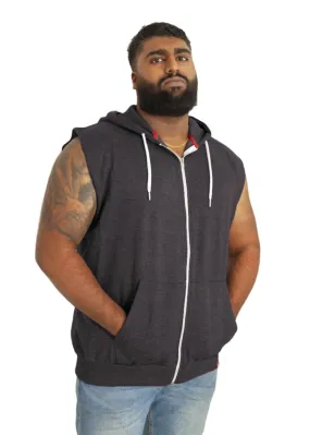 Duke Charcoal Blake Kingsize Sleeveless Hoody