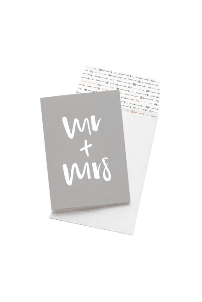 EMMA KATE CO. - MR + MRS - GREETING CARD