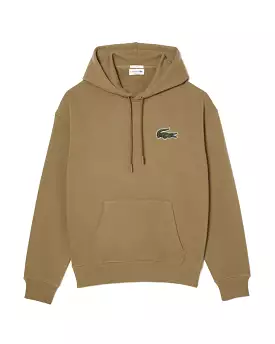 Felpa Uomo Lacoste Big Logo Marrone