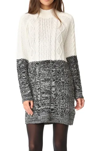 Final Sale - Minkpink - Two Faced Cable Knit Dress