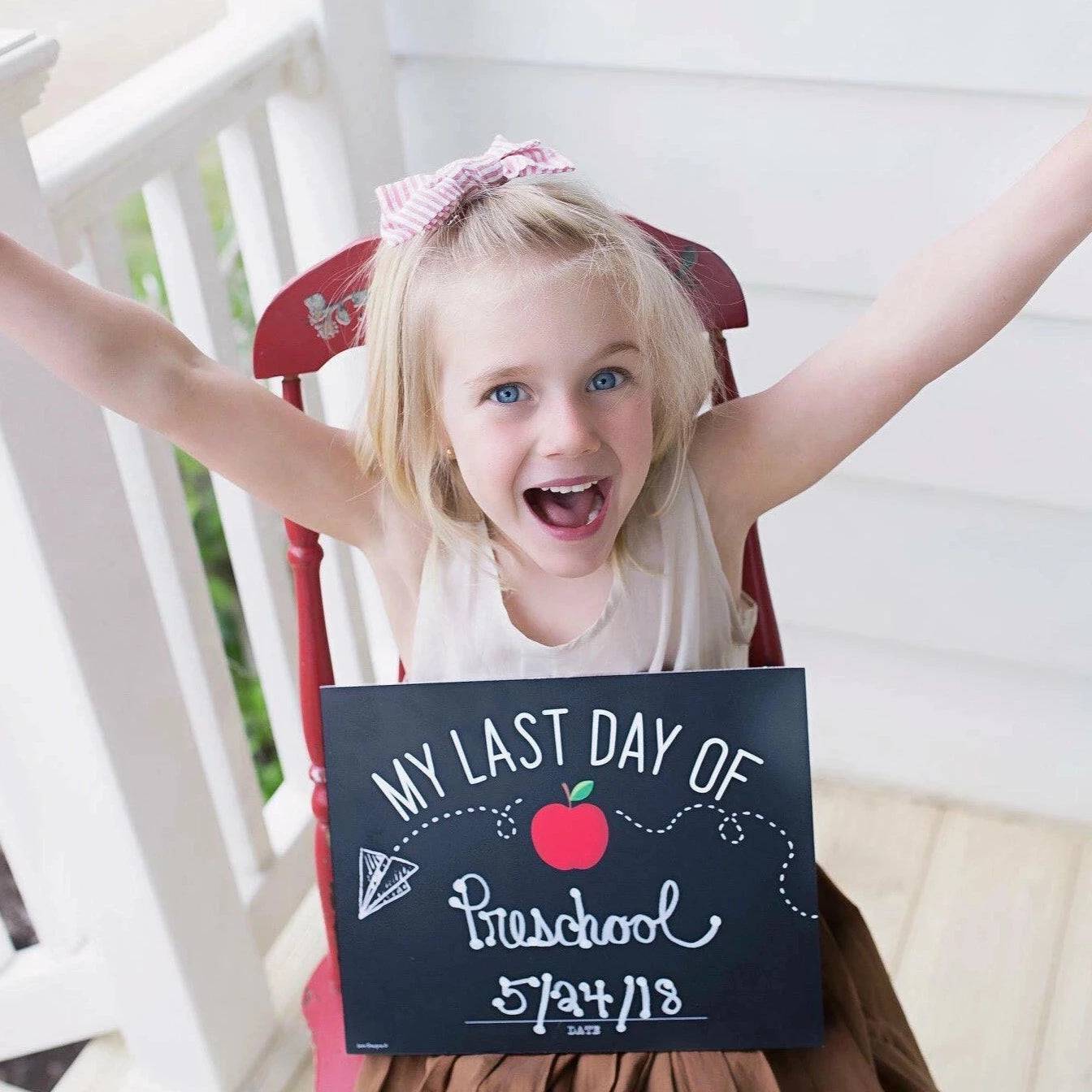 First & Last Day of School Chalkboard Sign (SALE)