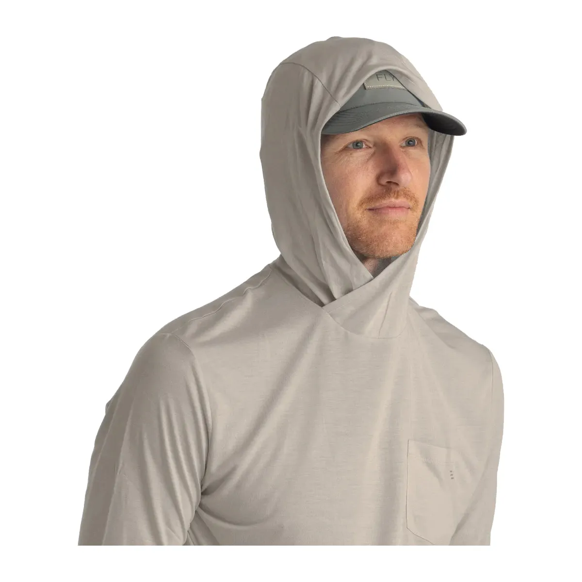 Free Fly Bamboo Lightweight Hoody Sandstone