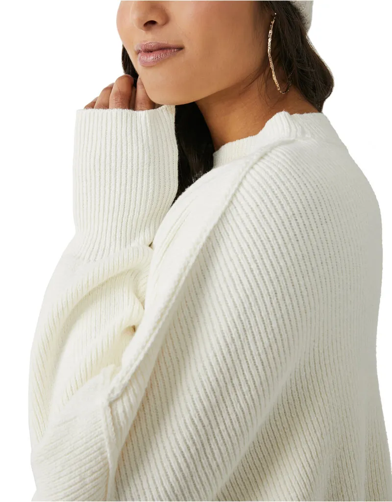 Free People Easy Street Crop Pullover - Moonglow