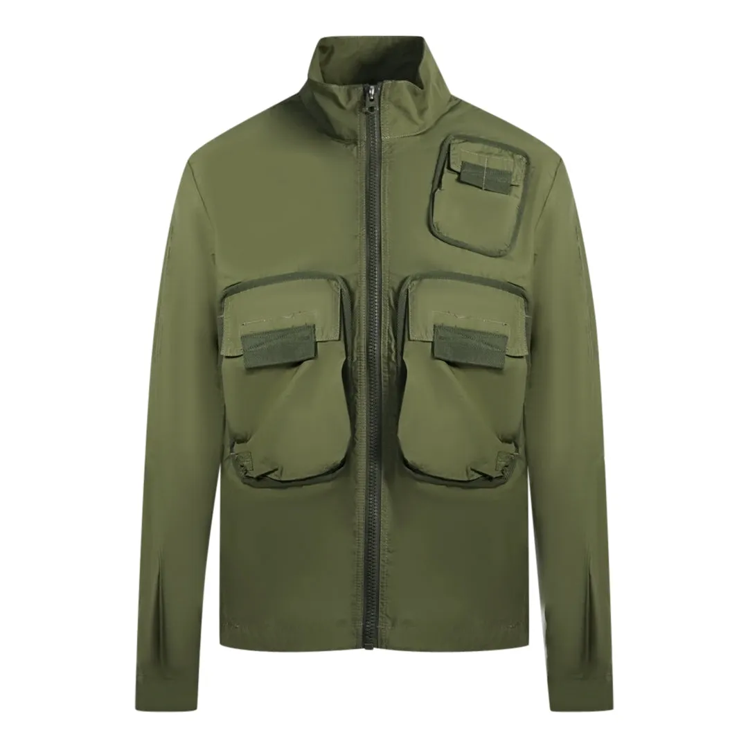 G Star Bound Pocket Track Green Bomber Jacket