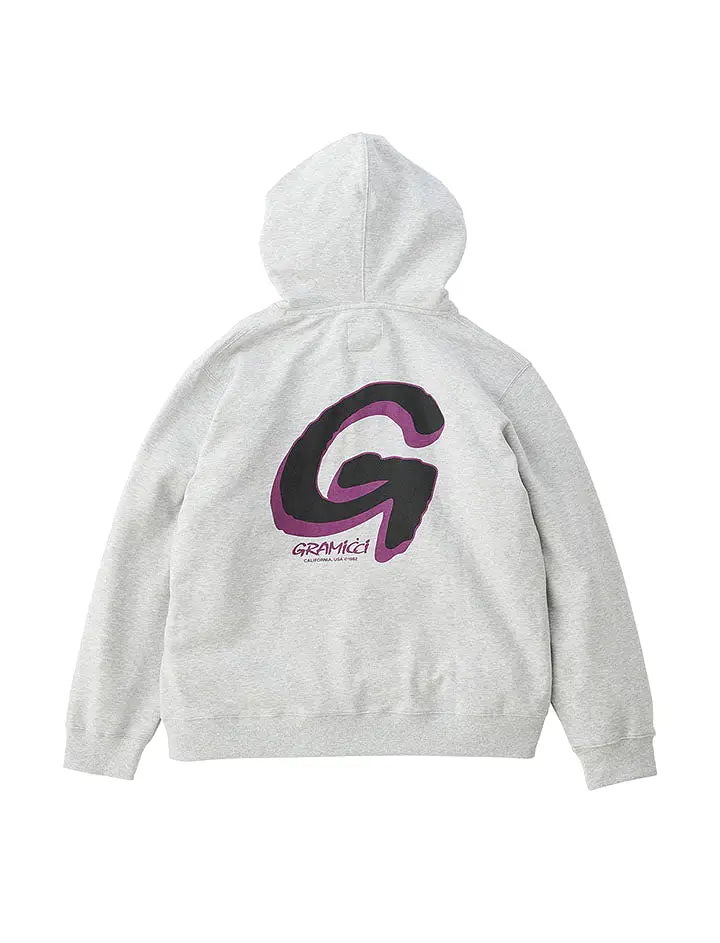 Gramicci Big G-Logo Hooded Sweatshirt Ash Heather