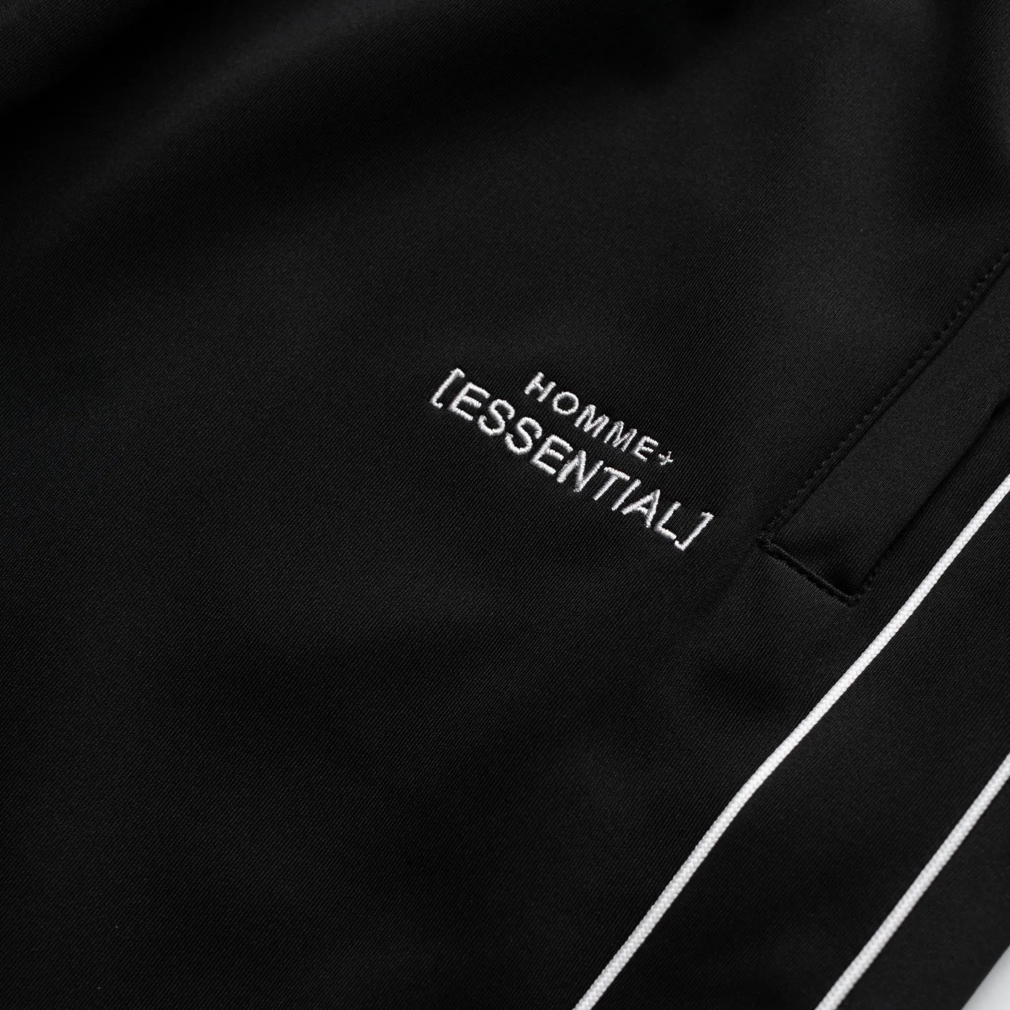 HOMME+ 'ESSENTIAL' Trackpants Black