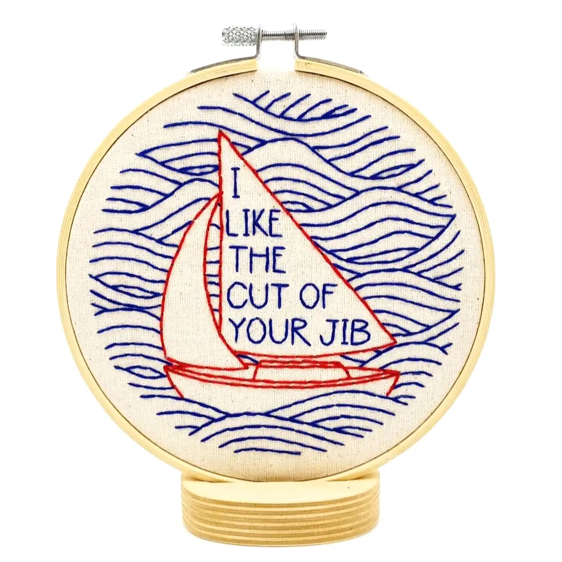 Hook Line & Tinker Embroidery Sets - Cut Of Your Jib