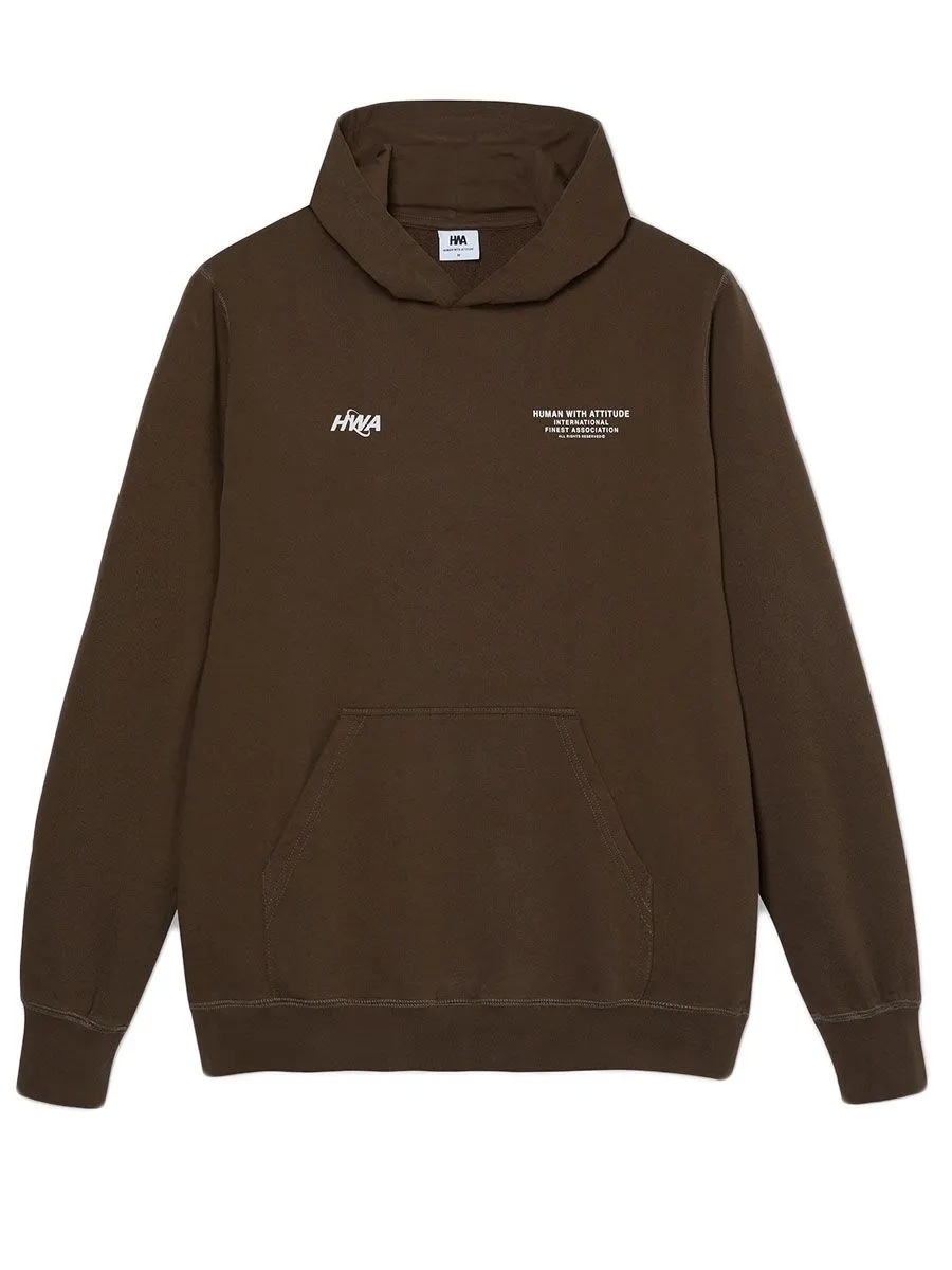 Human With Attitude International Hoody - Chocolate