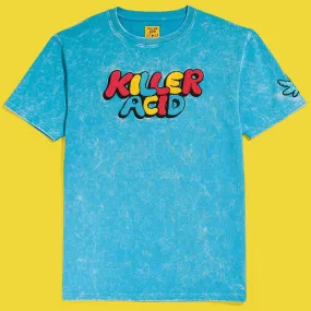 KA Big Logo Blue Mineral Wash T-Shirt