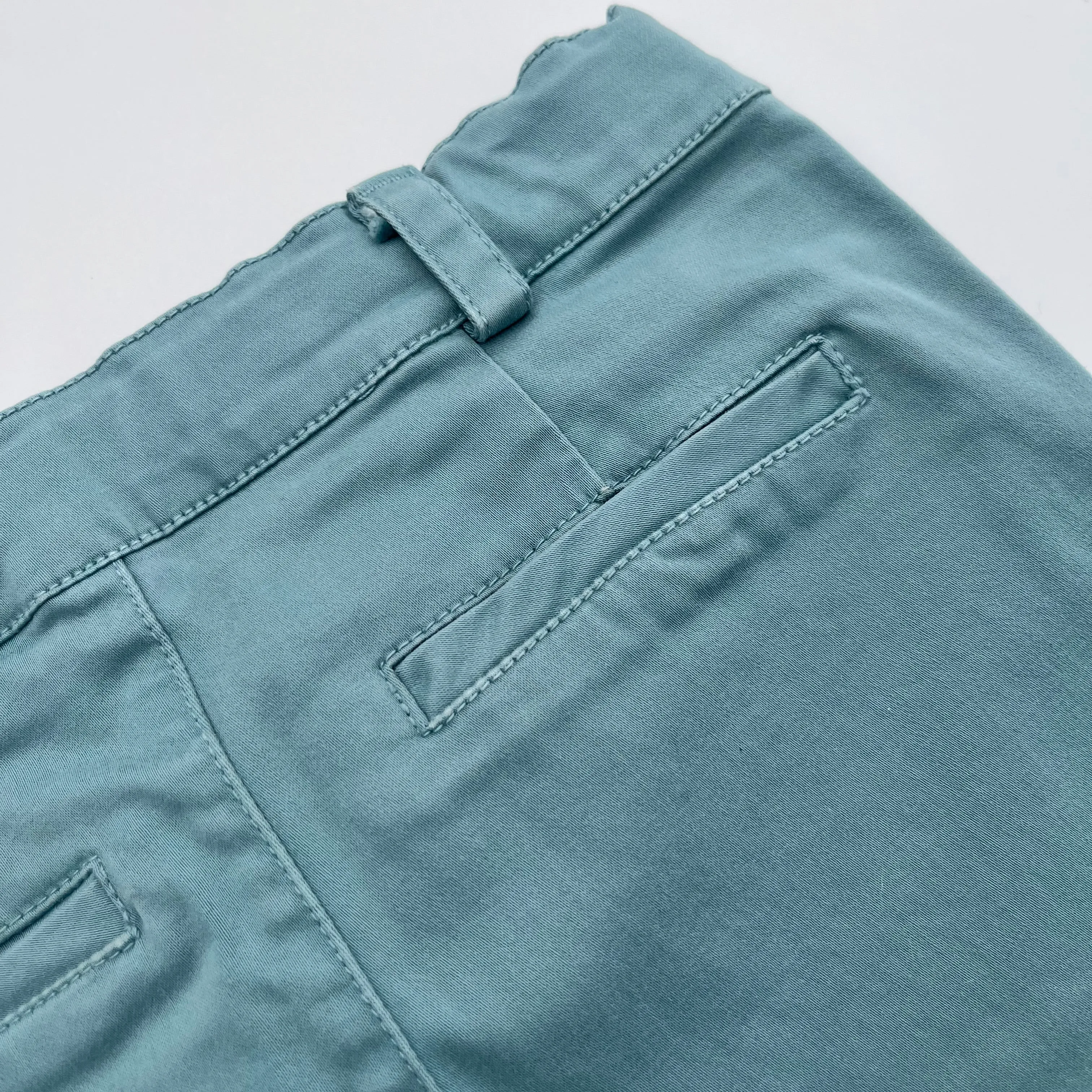 La Coqueta Duck Egg Blue Chino Trousers: 4 Years