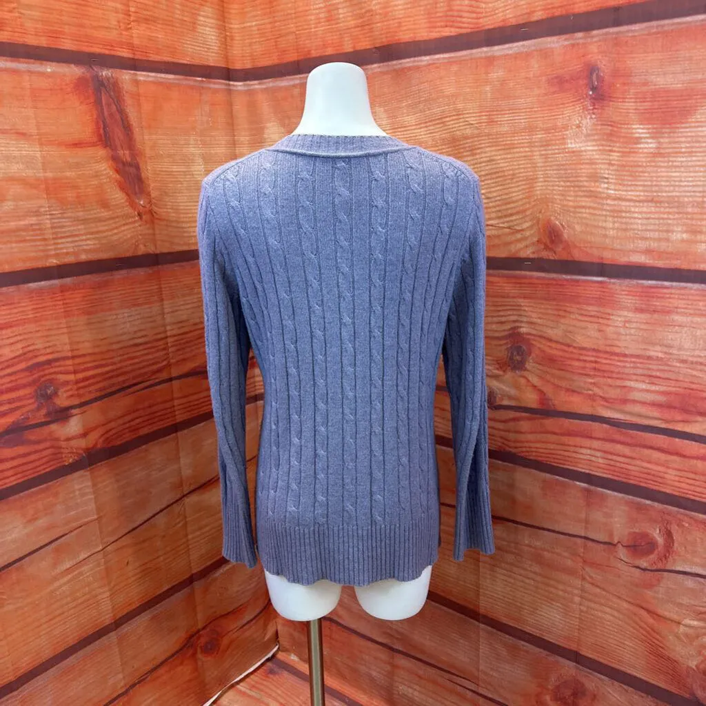 LOFT PURPLE SWEATER SIZE LARGE PETITE TCC