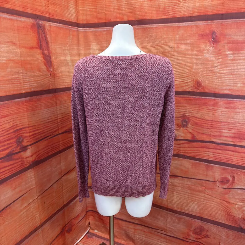 LOFT RED PINK SWEATER SIZE MEDIUM TCC