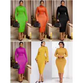 Long Sleeve Bodycon Dress