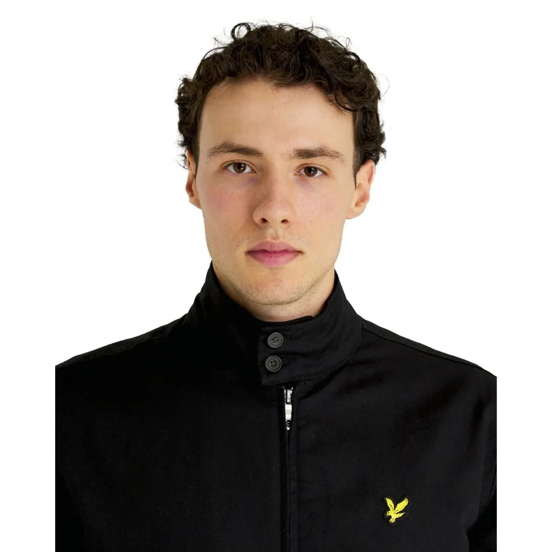 Lyle & Scott Branded Black Short Zip-Up Jacket