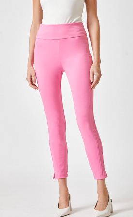 Magic High Waisted Skinny Pant - Dark Pink