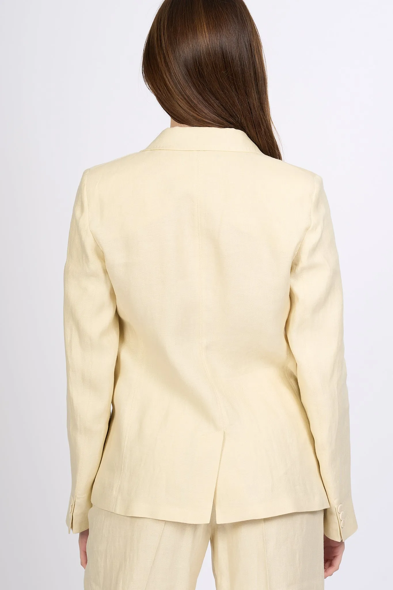 Max Mara Weekend Blazer Nalut Lino Sabbia Donna