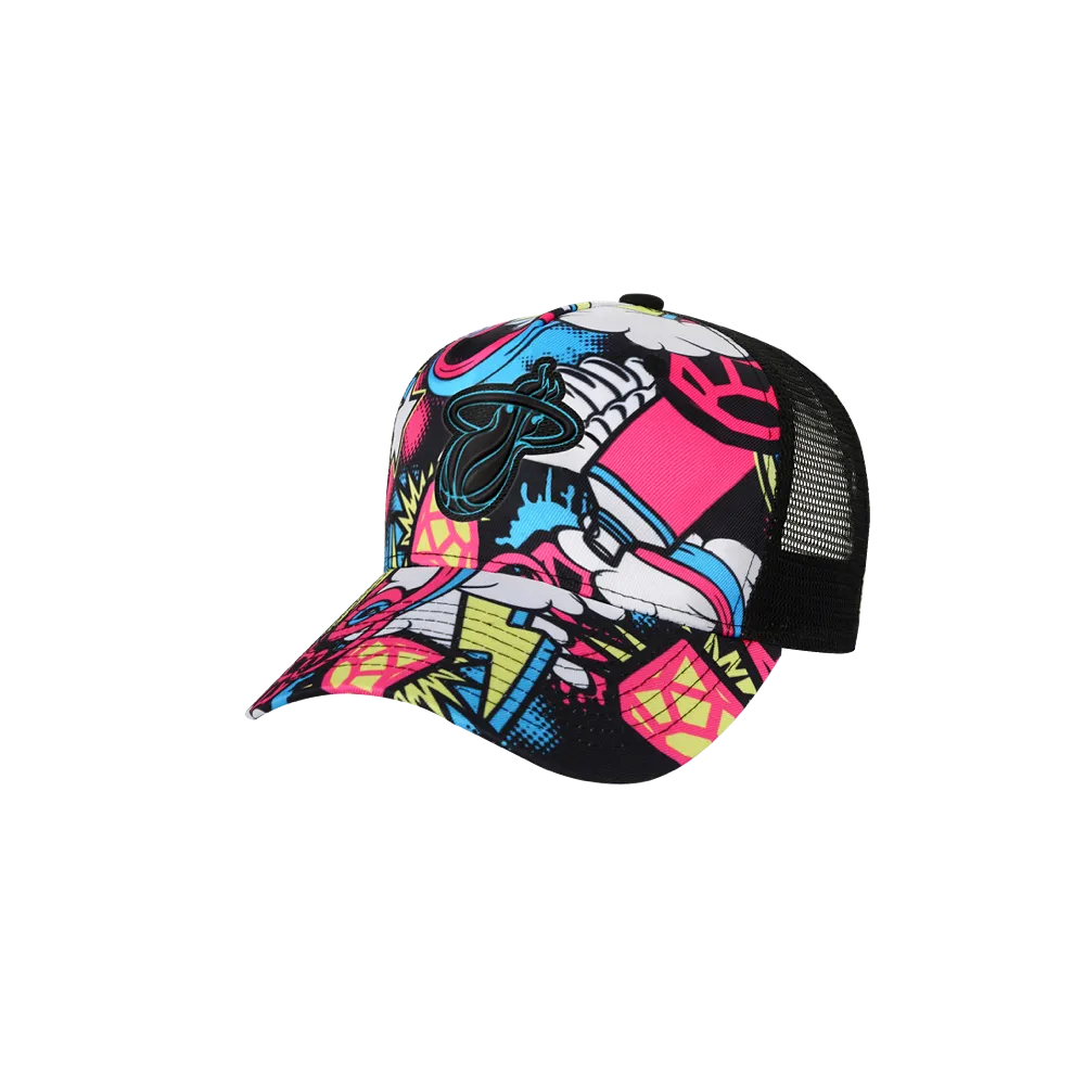 Miami HEAT Kids Snapback Trucker Pop Art Hat