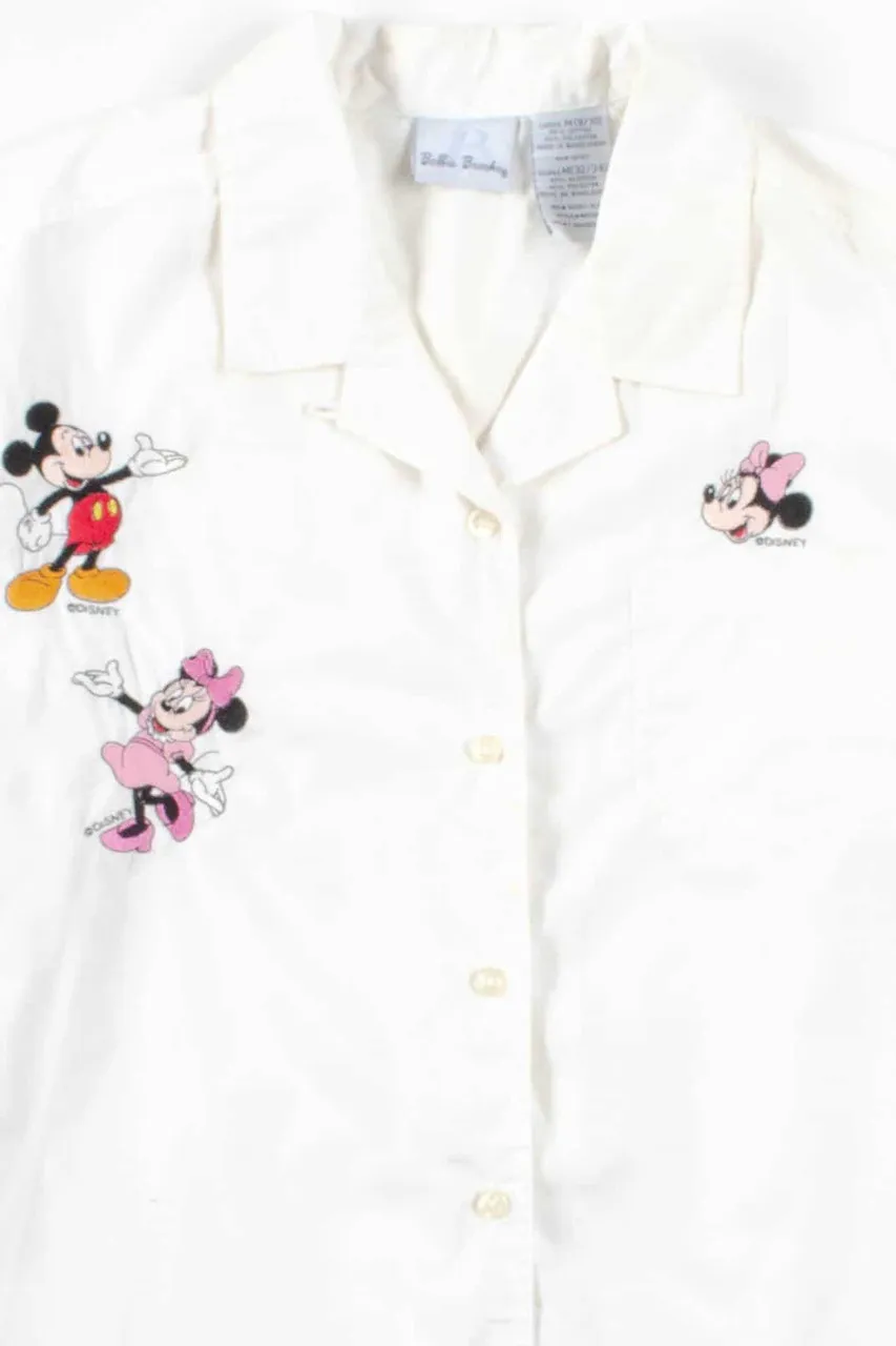 Mickey & Minnie Button Up Shirt