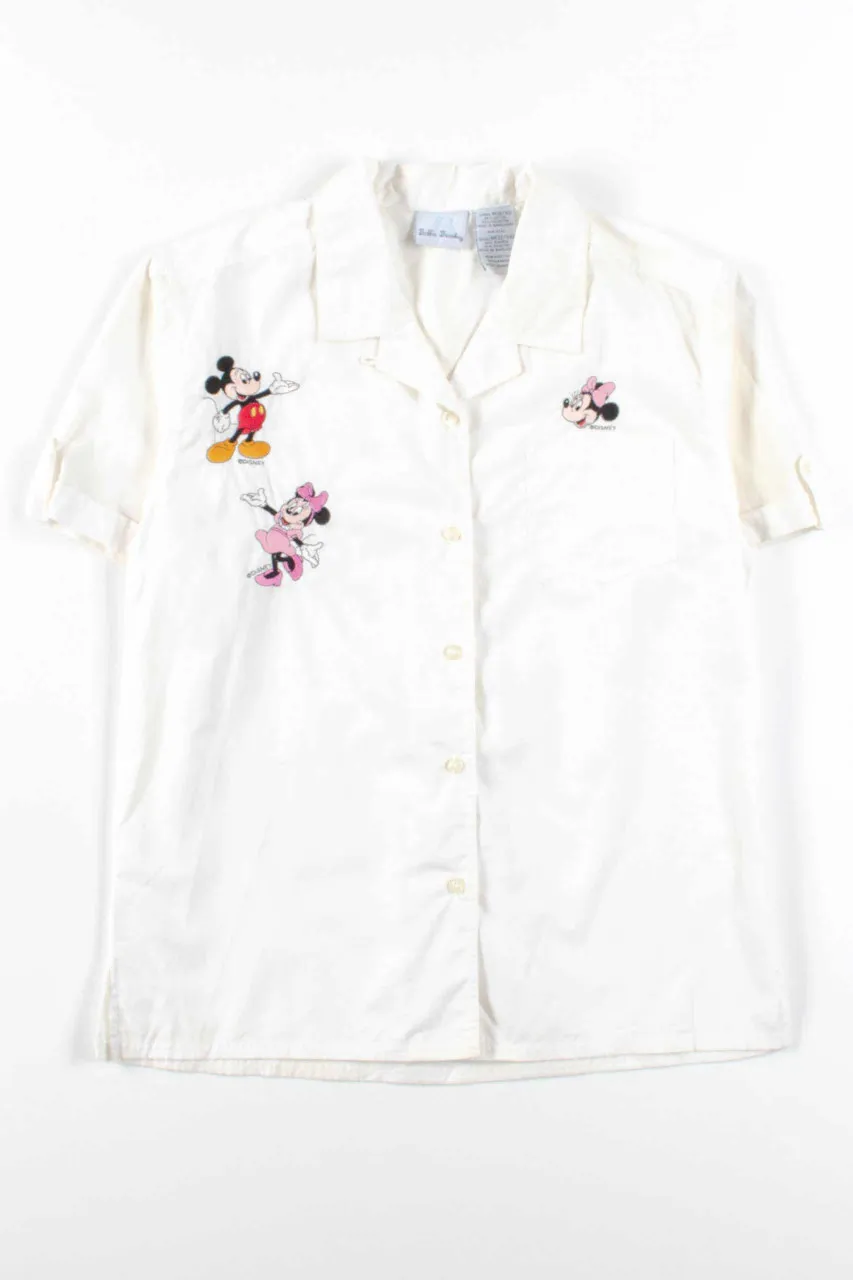 Mickey & Minnie Button Up Shirt